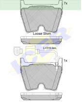 Icer Brakes 182113203 - JGO.PASTILLAS FRENO AUDI