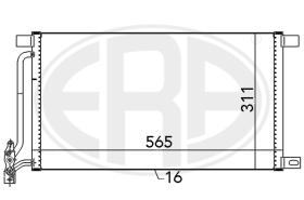 Era 667134 - CONDENSADOR BMW