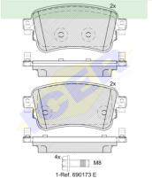 Icer Brakes 182294 - PASTILLA TURISMO