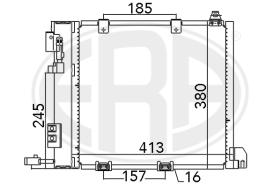 Era 667011 - CONDENSADOR, AIRE ACONDICIONADO