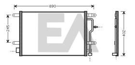 Electroauto 30C02016 - CONDENSADOR A/A VAG