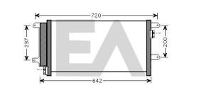Electroauto 30C30009 - CONDENSADOR A/A IVECO