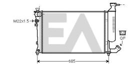 Electroauto 31R10090 - RADIADOR CITROEN ORG