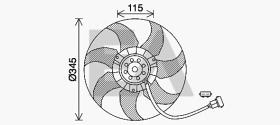 Electroauto 33V77028 - VENTILADOR RADIADOR VAG