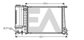 Electroauto 31R07044 - RADIADOR P/APLICACION ORIGINAL BMW