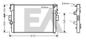 Electroauto 31R30049 - RADIADOR P/APLICACION ORIGIN.IVECO