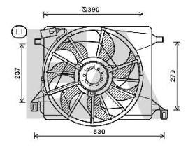 Electroauto 33V22049 - VENTILADOR P/APLICACION ORIGIN.FORD