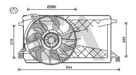 Electroauto 33V22052 - VENTILADOR P/APLICACION ORIGIN.FORD