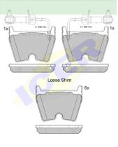 Icer Brakes 182113202 - JGO.PASTILLAS FRENO DEL. AUDI A4 06-